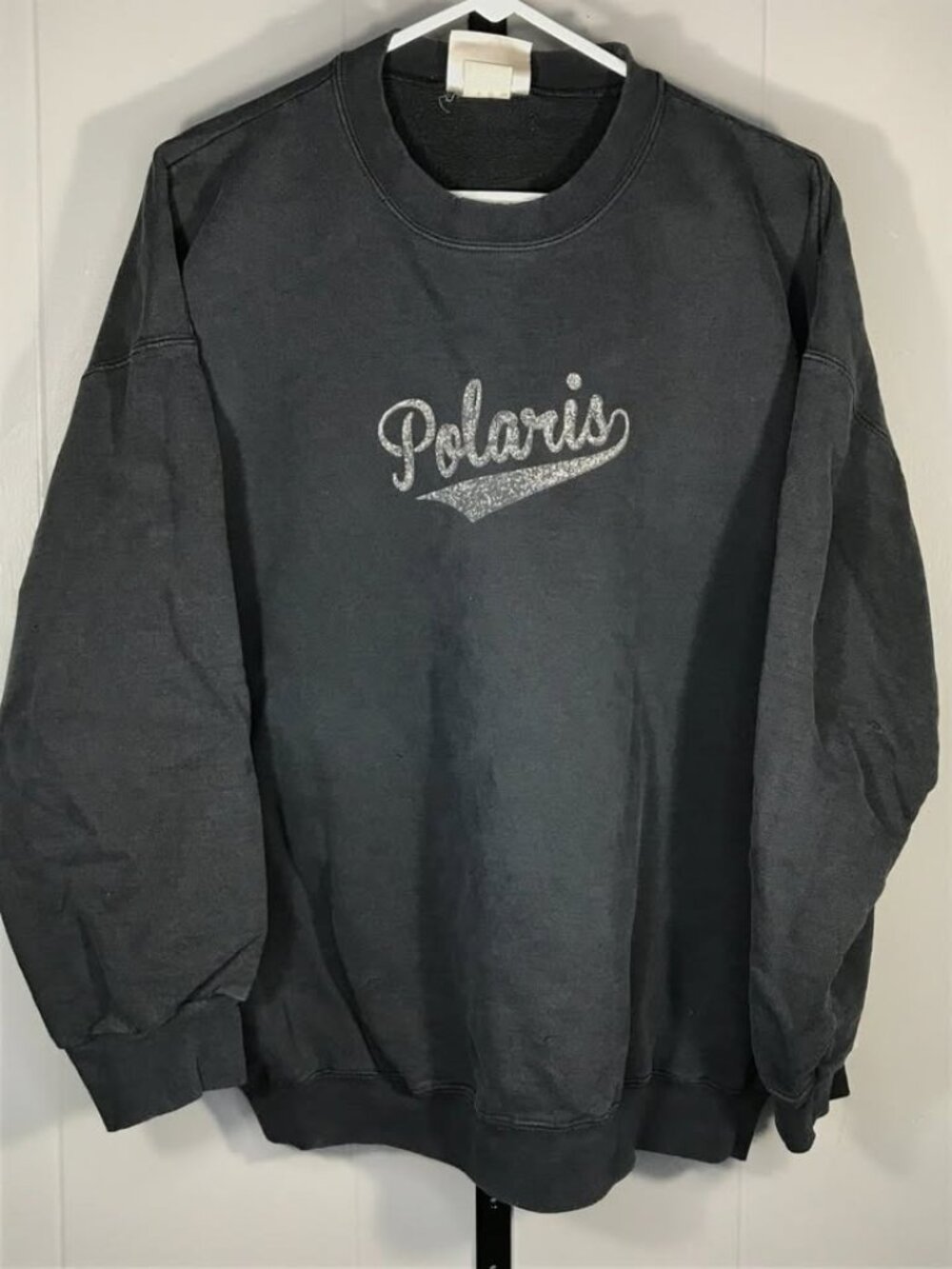 Vintage Polaris snowmobile Racing Crewneck Sweatershirt mens sz XL